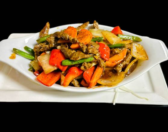Beef with Black Pepper Sauce