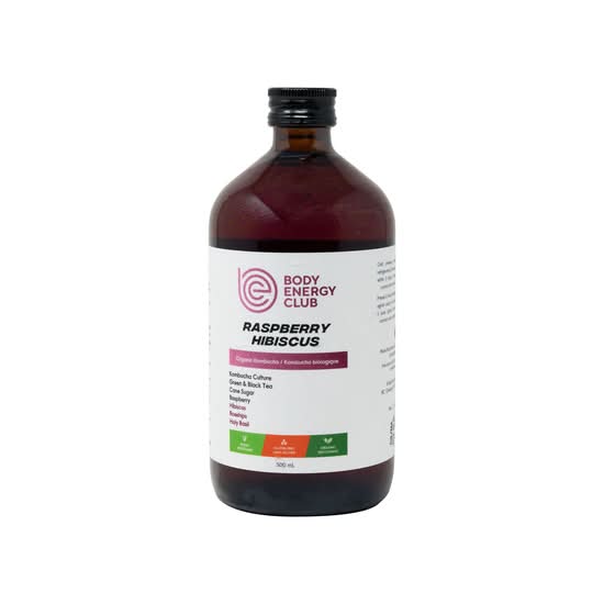 Raspberry Hibiscus Kombucha