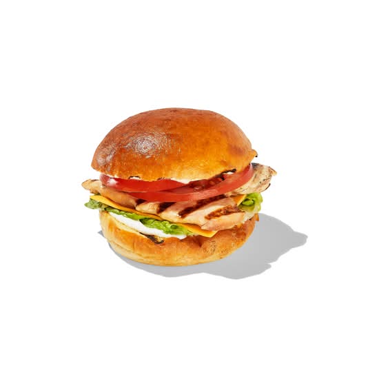 Burger au poulet grillé | Grilled chicken burger