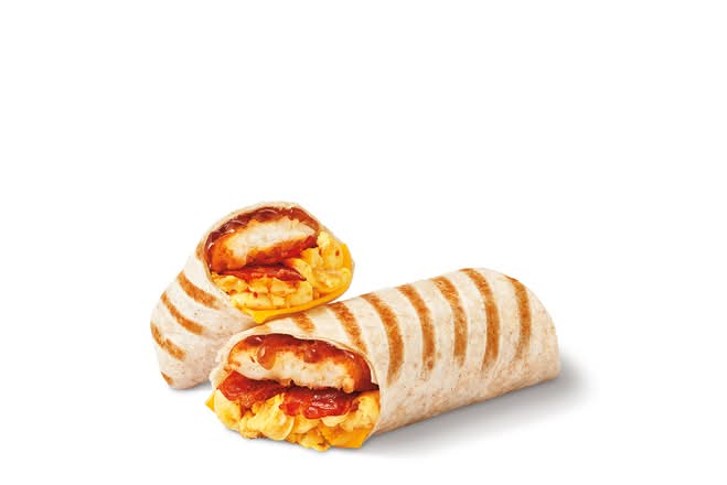 Maple Brown Butter Bacon Scrambled Egg Farmer's Wrap