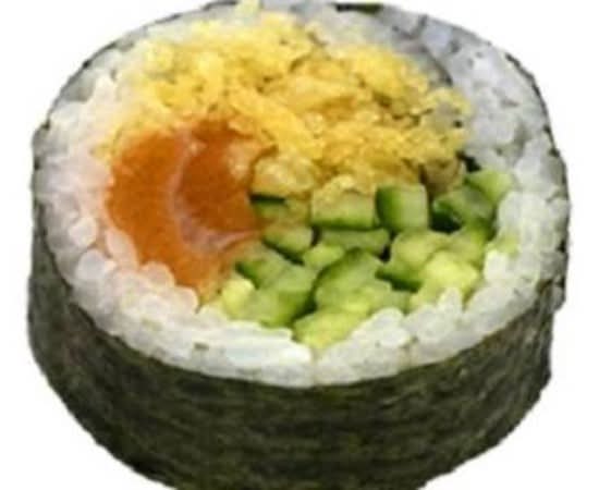 Spicy Salmon Futomaki (Futomaki au saumon épicé)