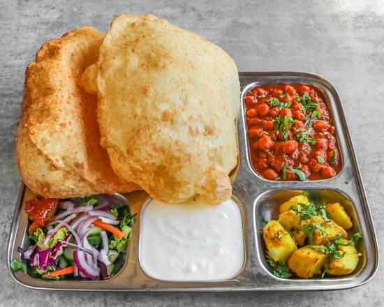 Channa Bhatura Plate