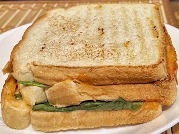 veg grilled club sandwich