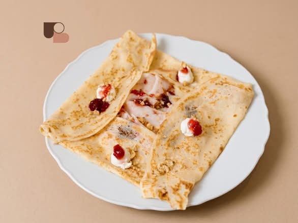 Turkey Swiss Cheese Crêpe