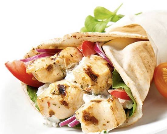 Pita brochettes de poulet / Chicken Skewers Pita