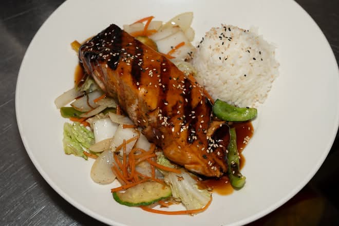 Saumon grillé