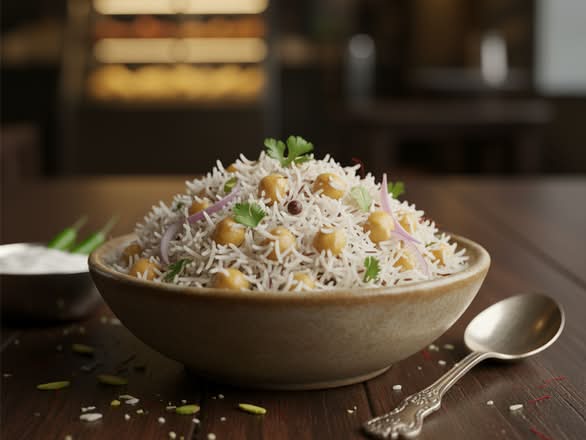White Chana Rice