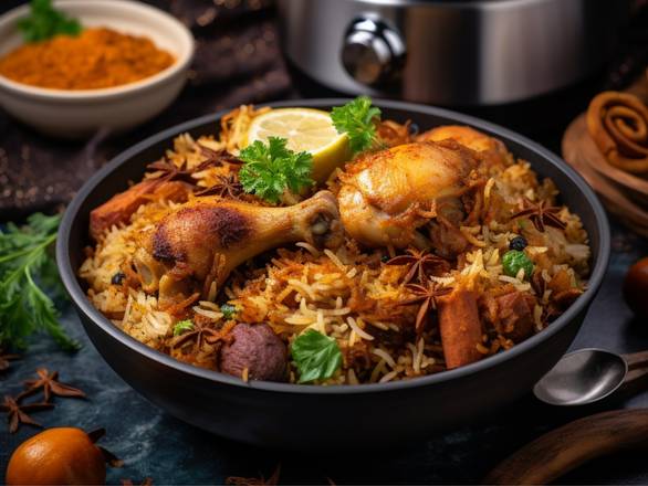 Chicken Biryani + Dahi (4 oz)