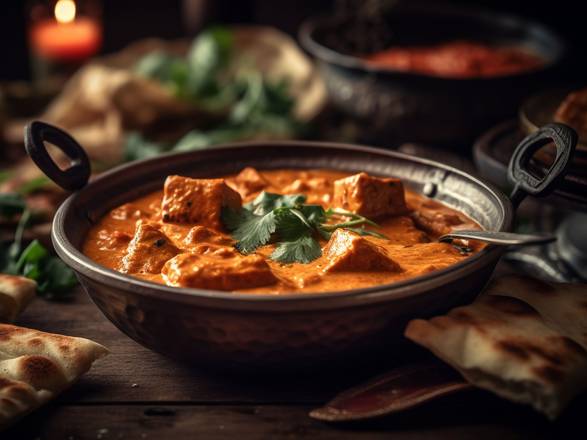 Butter Chicken (16 oz) + 2 Naan