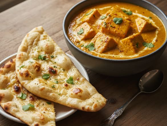 Shahi Paneer (16 oz) + 2 Naan
