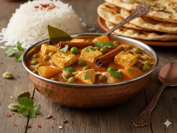 Aloo Matar Paneer ( 8 oz)