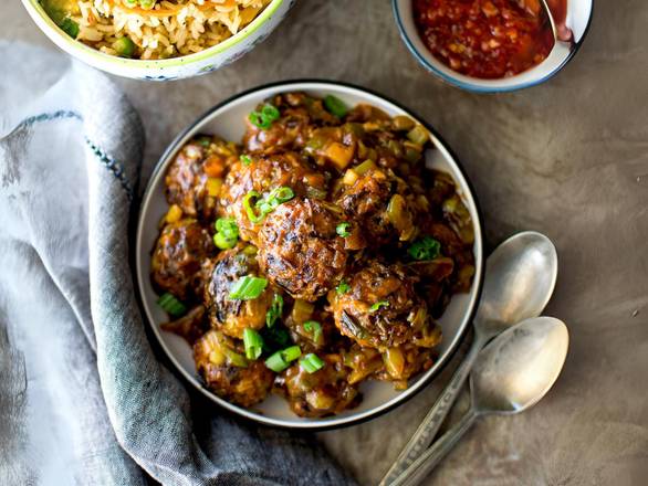 Veg Manchurian (Dry) (16 oz)