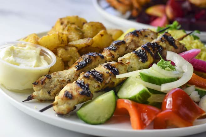 Assiette Brochette Poulet