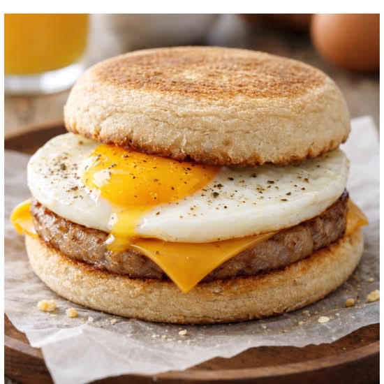 Sausage & Egg English muffin