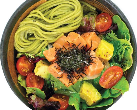 Poke soba au saumon / Salmon Poke Soba