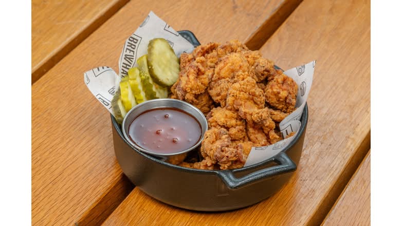 Hot Honey Popcorn Chicken