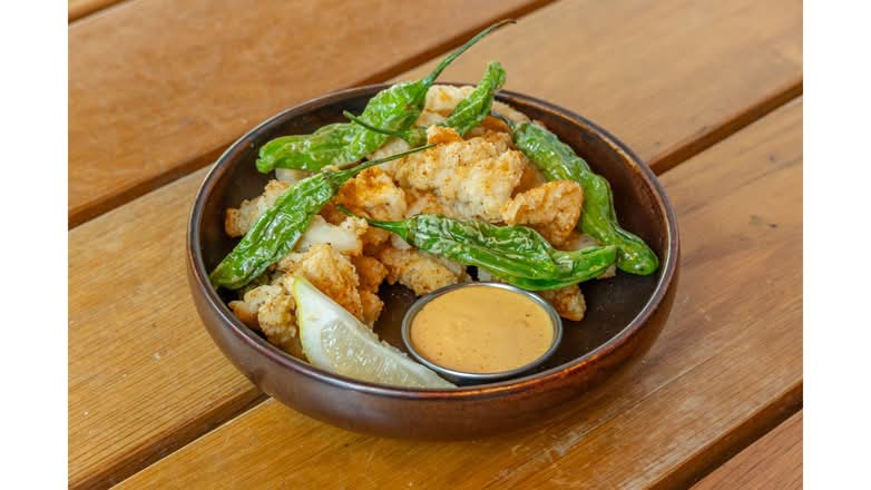Crispy Squid + Shishito Peppers