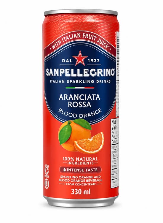 San Pellegrino Sparkling Orange and Blood Orange