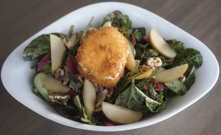 Baked Goat Cheese & Spinach
