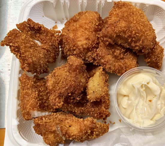 Deep fried fish fillet