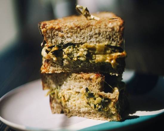 Artichoke Spinach Grilled Cheese Sandwich