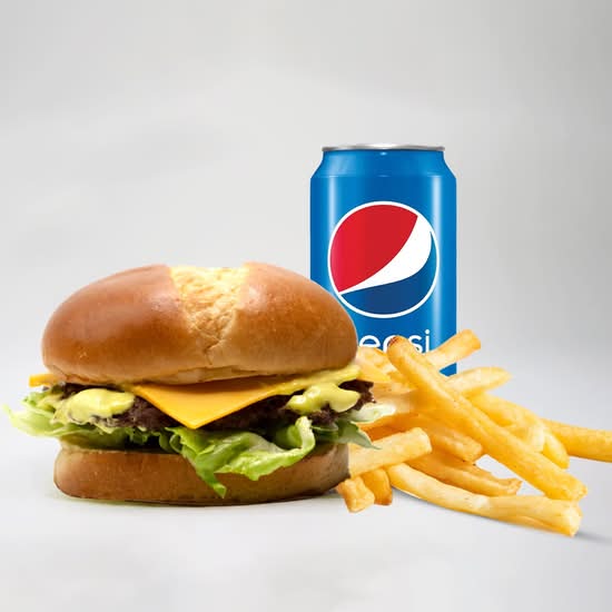 Petite Smash Burger Combo