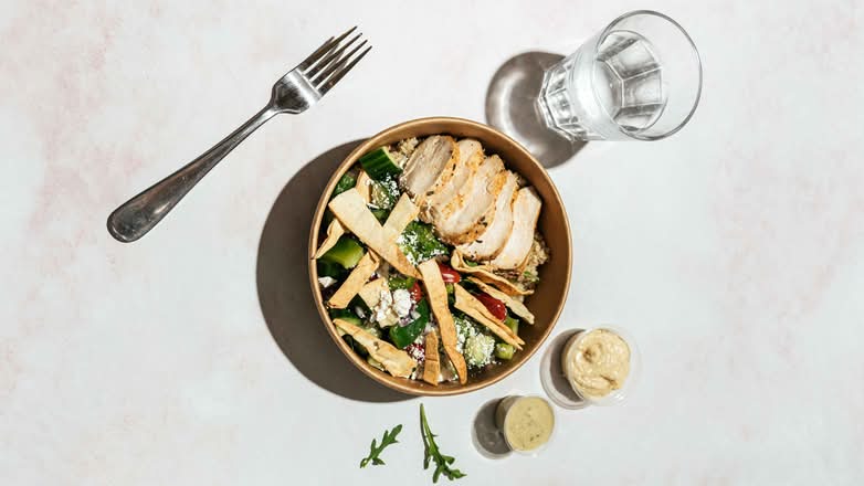 Mediterranean +Quinoa Bowl