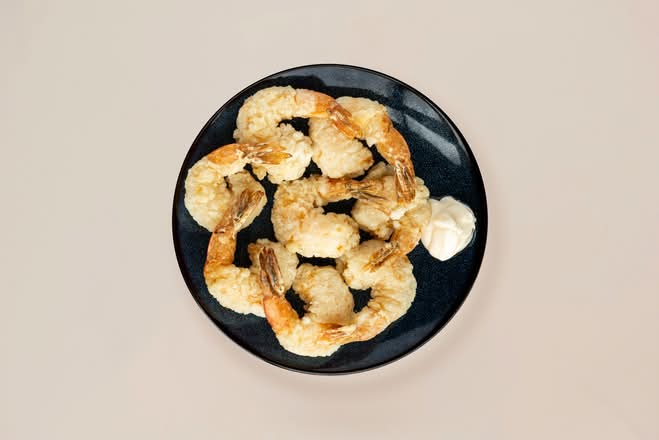Fried Shrimps with Mayo / Crevettes Frites avec Mayo