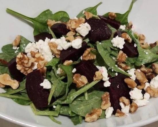 Baby Spinach and Beet Salad