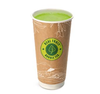 Medium Cold Matcha Jade Milk Tea / Moyen Froid Thé Au Lait Matcha Jade