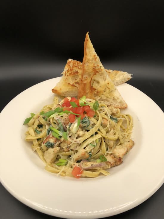 Chicken Pesto Fettuccini