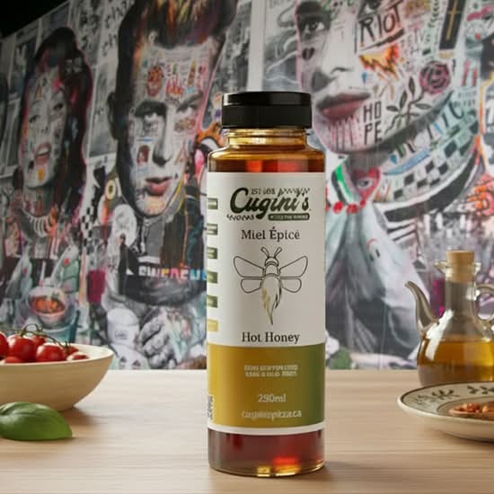 Miel épicé bouteille/ spicy honey bottle
