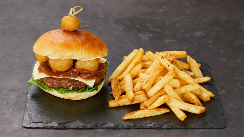 Swiss & Mushroom Burger