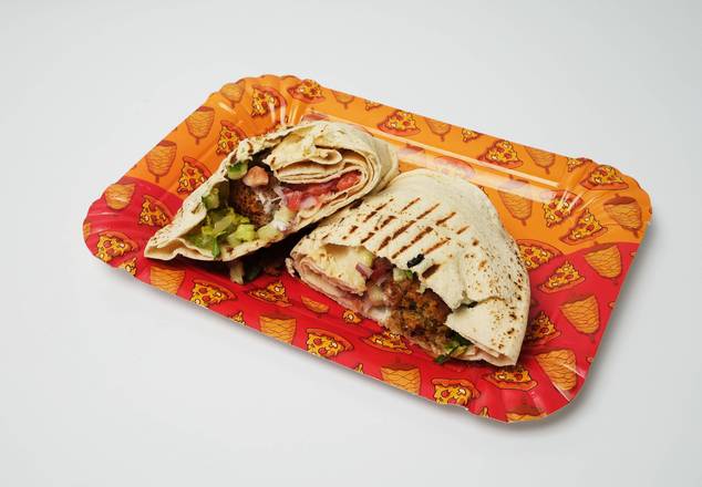 🌿 Falafel Pita Wrap (Vegetarian)