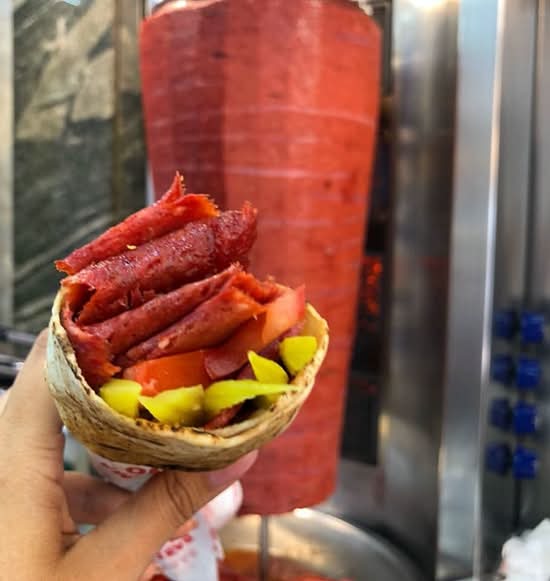 Sujuk Shawarma Wrap