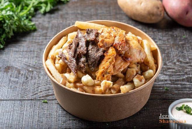 Barak's Beef + Chicken Poutine Bowl