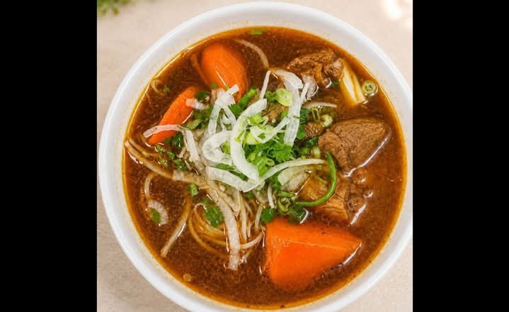 110. Beef Stew Egg Noodle Soup