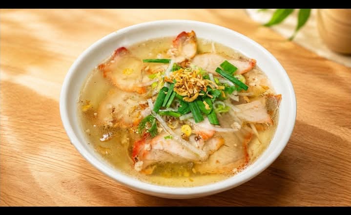 104. BBQ Pork Egg Noodle Soup