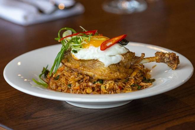 Riz Frit Au Basilic au Canard / Duck Basil Fried Rice