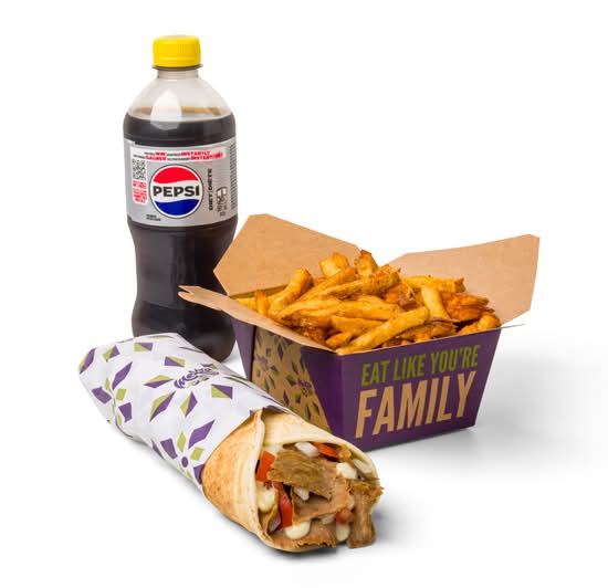 Donair Wrap Combo