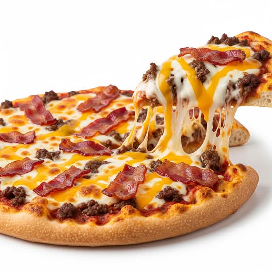 Bacon Cheeseburger Pizza