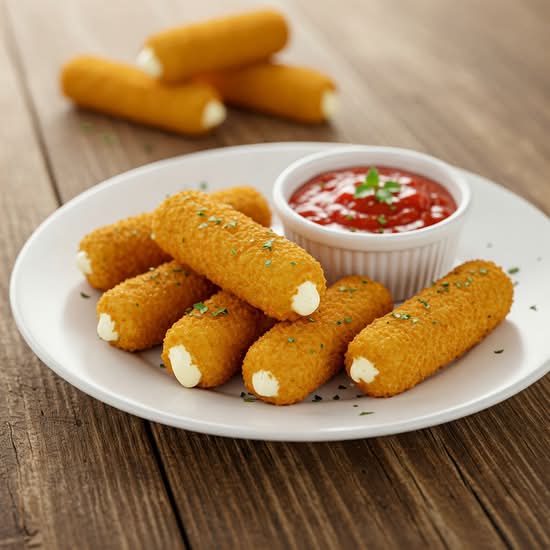 Mozzarella Sticks (6 Pcs)
