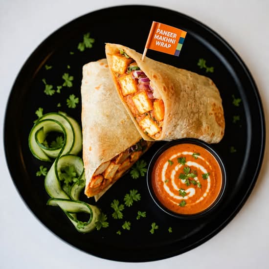 Paneer Makhani Wrap