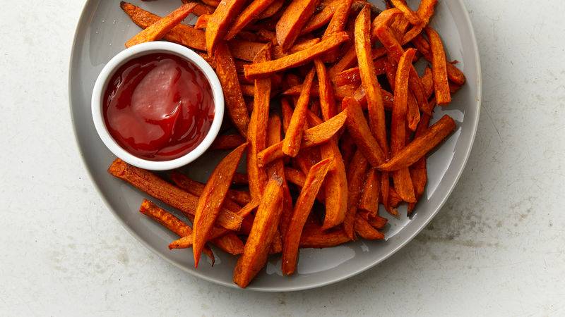 FRITES DE PATATES DOUCES/SWEET POTATO FRIES