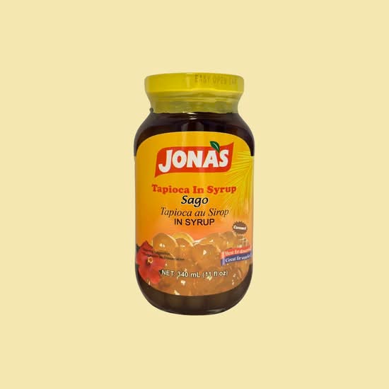 Tapioca (Sago) Caramel in Syrup 340ml - Jonas