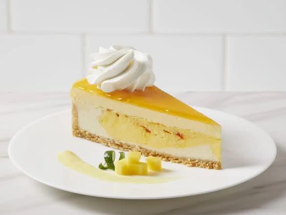 Mango key lime Cheesecake