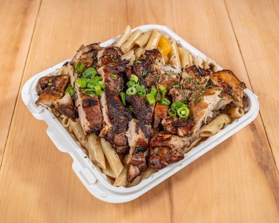 Rasta Pasta + Boneless Jerk Chicken