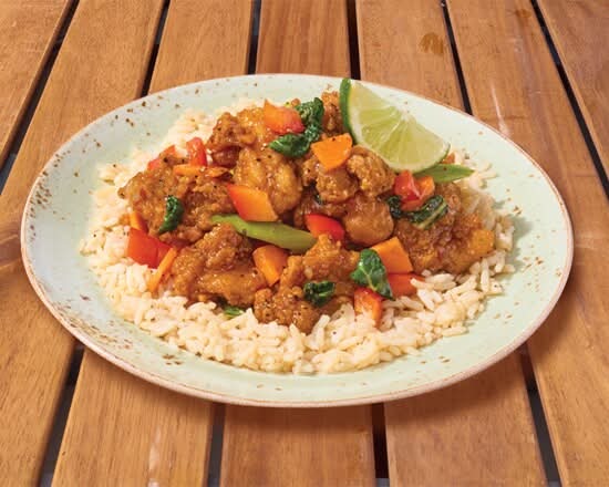 Spicy Ginger & Mango Thai Chicken Bowl