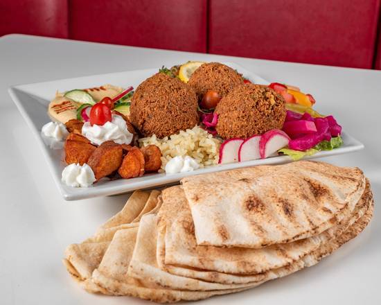 Falafel Plate (Vegetarian)