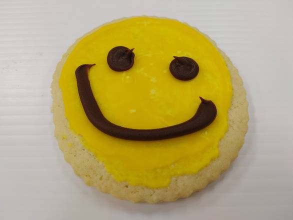 Sugar Cookie (4", Smiley Face)